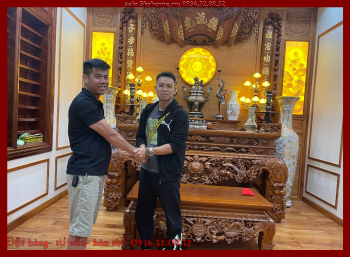 Bàn thờ gia tiên bằng gỗ gụ cao cấp